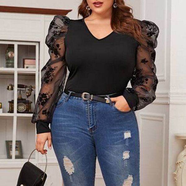 2021 casual spring shirt fall the new simple fashion thin crocheted crochet puff designer with cleavage v fg9n, White 
2021 casual spring shirt fall the new simple fashion thin crocheted crochet puff designer with cleavage v fg9n, White