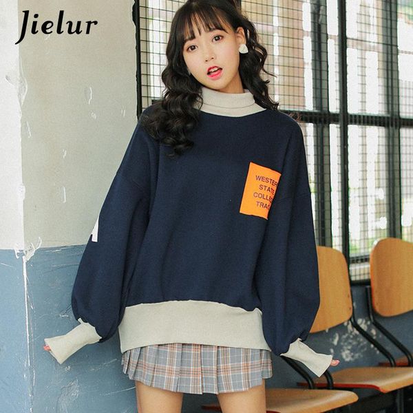 women's hoodies & sweatshirts pockets letter thin turtleneck female harajuku pink navy blue kpop hoodie hit color cool chic moda mujer, Black
women's hoodies & sweatshirts pockets letter thin turtleneck female harajuku pink navy blue kpop hoodie hit color cool chic moda mujer, Black
