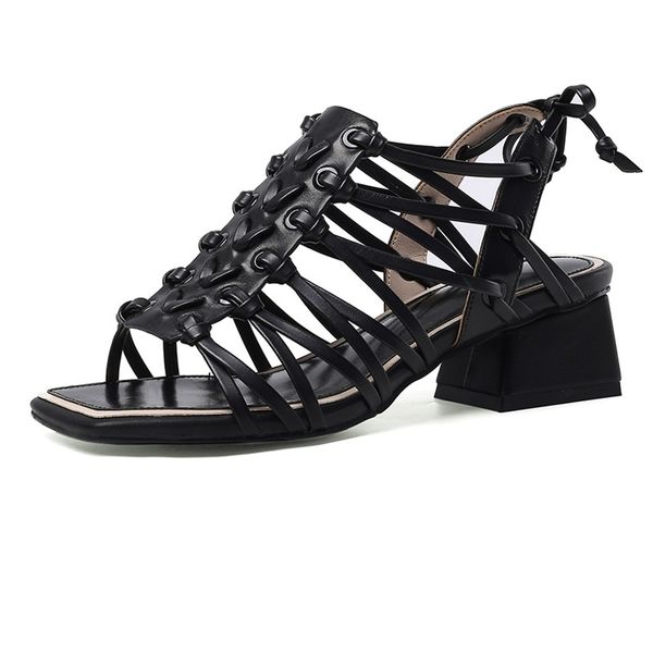 2021 new green black colors genuine leather roma woman sandals toe mark foot heels high fivela party shoes 34-42 uyu1
2021 new green black colors genuine leather roma woman sandals toe mark foot heels high fivela party shoes 34-42 uyu1