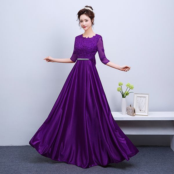 formal dress women elegant beauty round neck half sleeve blue red black purple floral a-line party evening dresses long 30, White;pink
formal dress women elegant beauty round neck half sleeve blue red black purple floral a-line party evening dresses long 30, White;pink