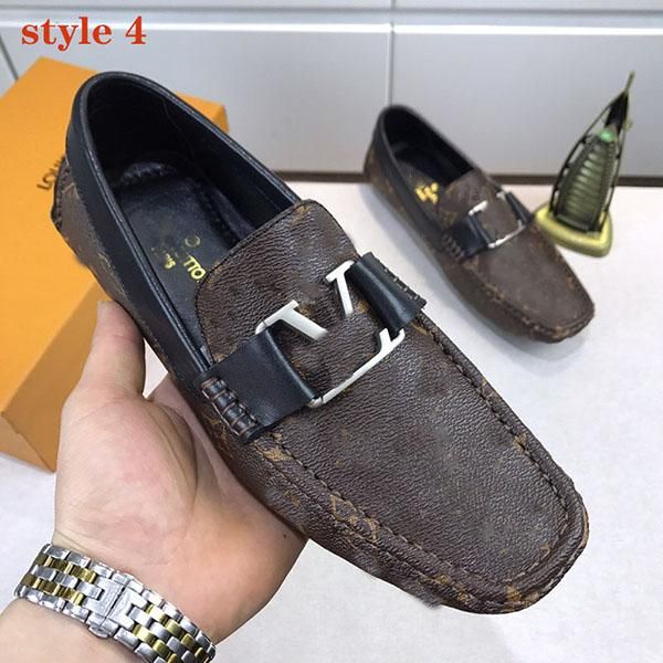 fashion men shoes classic casual driving shoes real leather flat loafers casual metal peas shoes with original box, Black
fashion men shoes classic casual driving shoes real leather flat loafers casual metal peas shoes with original box, Black