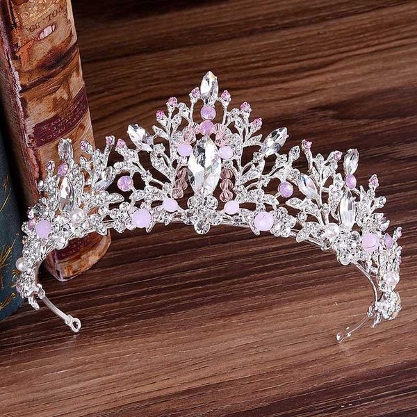 luxury rhinestone princess bride tiaras crown hair jewelry pink crystal leaf noiva diadem headdress wedding hair accessories sl, Golden;silver
luxury rhinestone princess bride tiaras crown hair jewelry pink crystal leaf noiva diadem headdress wedding hair accessories sl, Golden;silver