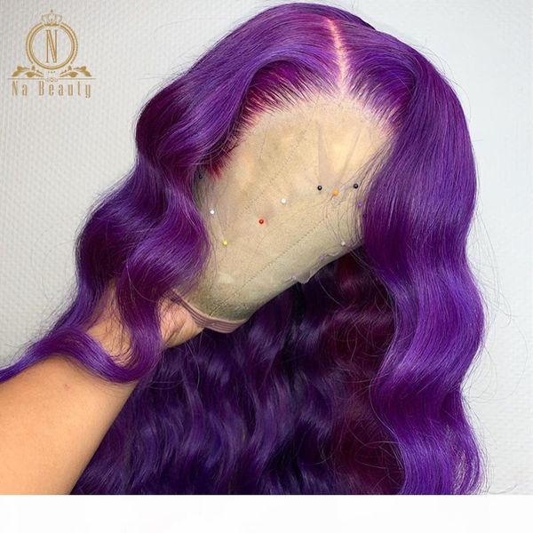violet purple color wig body wave 13x6 lace front human hair wigs pre plucked colored straight long wig for women remy na beauty, Black;brown
violet purple color wig body wave 13x6 lace front human hair wigs pre plucked colored straight long wig for women remy na beauty, Black;brown