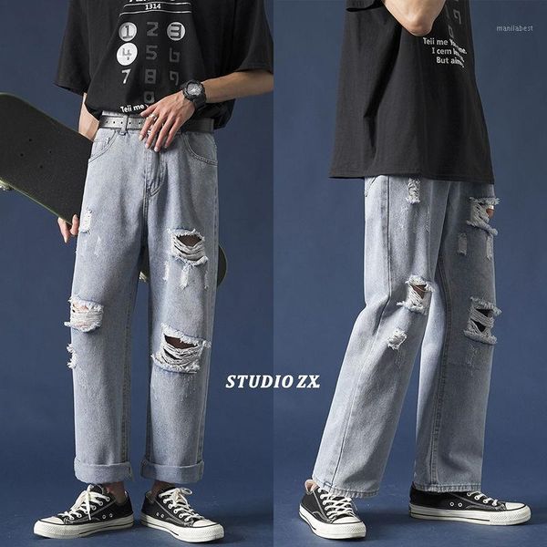 summer ripped straight jeans men's fashion retro casual jeans pants men streetwear wild loose hip hop denim trousers mens s-2xl1, Blue
summer ripped straight jeans men's fashion retro casual jeans pants men streetwear wild loose hip hop denim trousers mens s-2xl1, Blue
