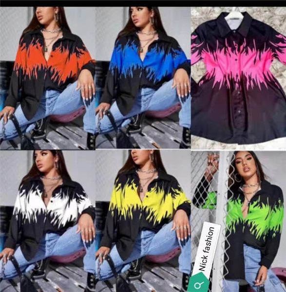 tie dye blouses womens lapel neck long sleeve cardigan spring autumn fall casual women shirts, White
tie dye blouses womens lapel neck long sleeve cardigan spring autumn fall casual women shirts, White
