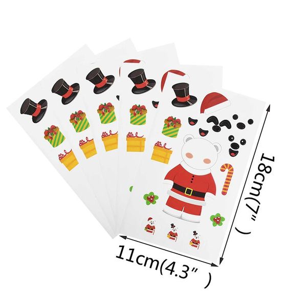 5pcs diy christmas sticker santa claus white bear deer snowman face sticker xmas party supplies for classroom children activity bbyjyd
5pcs diy christmas sticker santa claus white bear deer snowman face sticker xmas party supplies for classroom children activity bbyjyd
