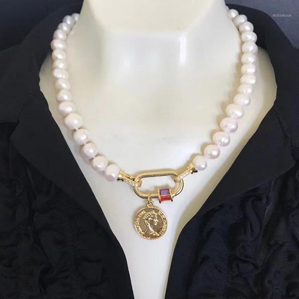 chokers fashion natural freshwater pearl necklace handmade gold-color coin pendant short jewelry gift for women 2021 collar1, Golden;silver
chokers fashion natural freshwater pearl necklace handmade gold-color coin pendant short jewelry gift for women 2021 collar1, Golden;silver