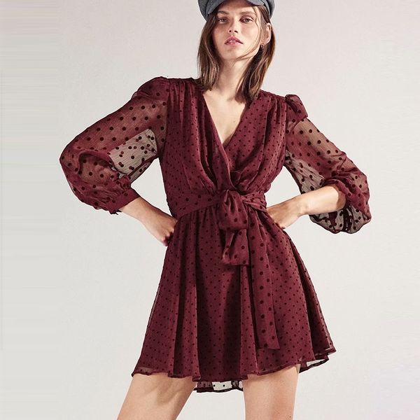 2021 new elegant autumn ladies blet with fashion v-neck lantern sleeve female zipper vestidos long sleeves outfit 94e9, Black;gray
2021 new elegant autumn ladies blet with fashion v-neck lantern sleeve female zipper vestidos long sleeves outfit 94e9, Black;gray