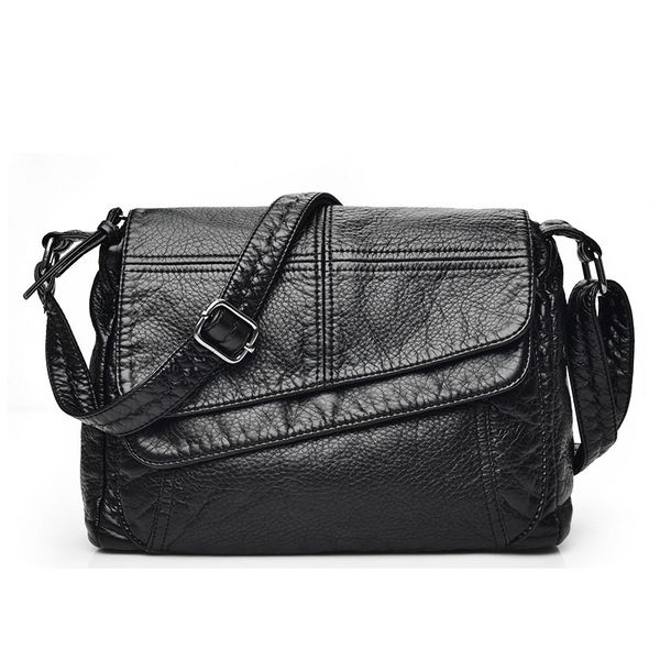 flap hand bag soft washed artificial leather women messenger bag lady shoulder small female black handbag
flap hand bag soft washed artificial leather women messenger bag lady shoulder small female black handbag