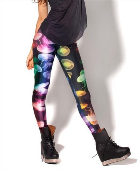 summer autumn full color women galaxy leggings digital jellyfish printed leggings pants leggins gl 29, Black
summer autumn full color women galaxy leggings digital jellyfish printed leggings pants leggins gl 29, Black