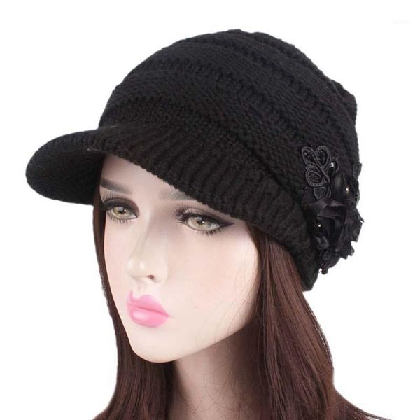 2020 fashion knitted wool hat caps winter warm flower ladies solid color brim sequin women earmuffs along the berets1, Blue;gray
2020 fashion knitted wool hat caps winter warm flower ladies solid color brim sequin women earmuffs along the berets1, Blue;gray