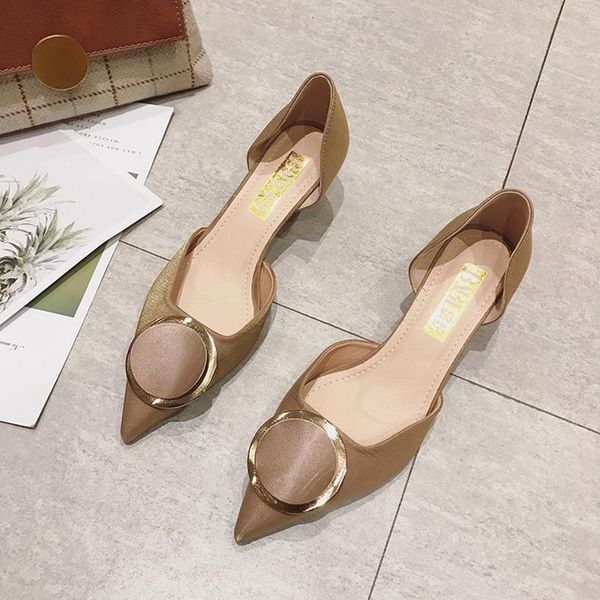 shallow mouth pointed low-heeled shoes women 2020 spring new fairy style fine heel gentle shoes, Black
shallow mouth pointed low-heeled shoes women 2020 spring new fairy style fine heel gentle shoes, Black