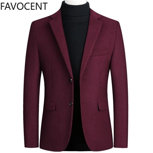 fashion mens coats and jackets male one piece blazer wool blends suit men jacket spring smart casual coat solid two buttons 201214, Black
fashion mens coats and jackets male one piece blazer wool blends suit men jacket spring smart casual coat solid two buttons 201214, Black
