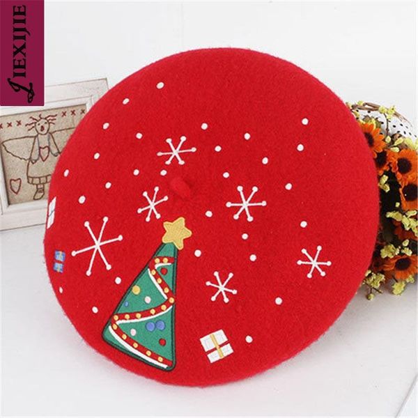 2020 christmas embroidery berets sweet red winter carnival women with australian wool hat holiday gifts for men, Blue;gray
2020 christmas embroidery berets sweet red winter carnival women with australian wool hat holiday gifts for men, Blue;gray