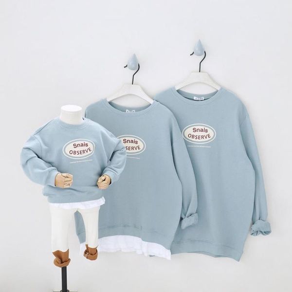 2020 dojhonkids parent-child tees clothing fake-2pcs family matching t-shirts outfits sweatshirts for a family of three suits, Blue 
2020 dojhonkids parent-child tees clothing fake-2pcs family matching t-shirts outfits sweatshirts for a family of three suits, Blue