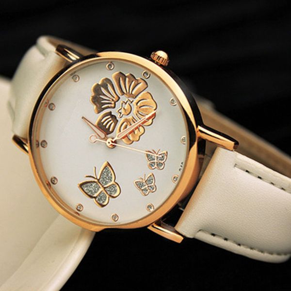 butterfly rose gold watch explosion models ladies wrist watch luxury water diamond british wristwatchs hour luminous belt waterproof quartz, Slivery;brown
butterfly rose gold watch explosion models ladies wrist watch luxury water diamond british wristwatchs hour luminous belt waterproof quartz, Slivery;brown