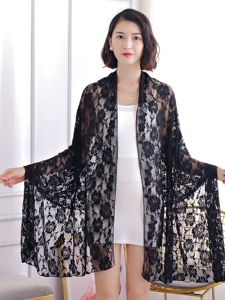 autumn and winter foreign style thin shawl black scarves hollowed out lace lace lace long scarf with big shawl, Blue;gray
autumn and winter foreign style thin shawl black scarves hollowed out lace lace lace long scarf with big shawl, Blue;gray