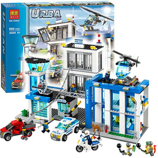bela 10424 city police station motorbike helicopter model building blocks bricks kits compatible with city 60047 1008
bela 10424 city police station motorbike helicopter model building blocks bricks kits compatible with city 60047 1008