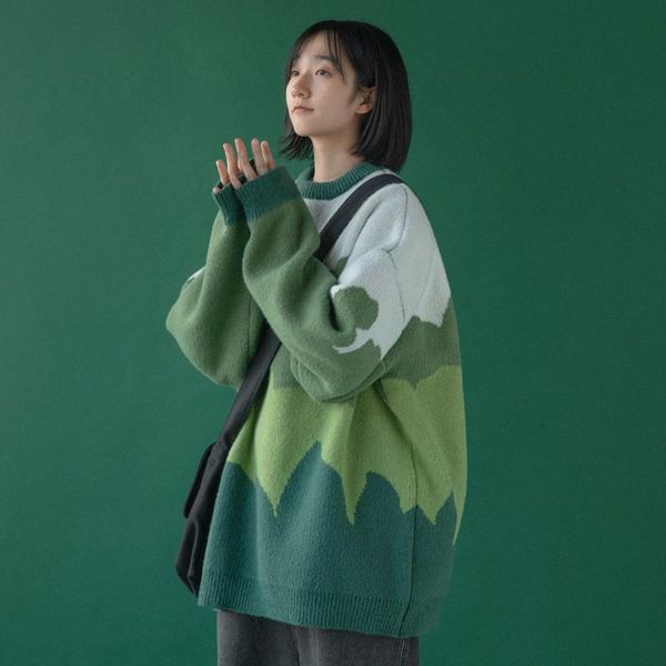 women's sweaters 2021 autumn winter pullover stitching sweater long sleeve female loose student lazy round neck korean, White;black
women's sweaters 2021 autumn winter pullover stitching sweater long sleeve female loose student lazy round neck korean, White;black