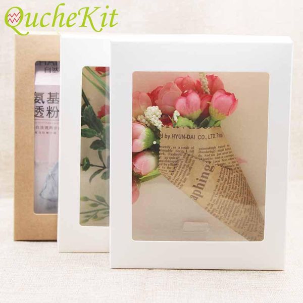 10 шт diy урожай цвет крафт подарка бумаги с clear пвх окна коробка конфет рождество день рождения свадебные подарки упаковка коробки yxlie 
10 шт diy урожай цвет крафт подарка бумаги с clear пвх окна коробка конфет рождество день рождения свадебные подарки упаковка коробки yxlie