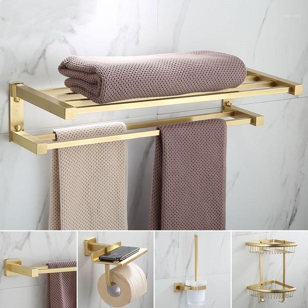 bath accessory set bathroom accessories fashion brushed gold solid brass material hardware robe hook towel rail rack bar toilet holder1
bath accessory set bathroom accessories fashion brushed gold solid brass material hardware robe hook towel rail rack bar toilet holder1