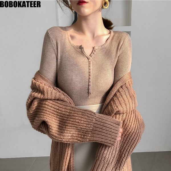 fall knitted sweater women vintage white pullover autumn clothes woman thin sweaters black korean long sleeve jumper 2020 lj201126, White;black
fall knitted sweater women vintage white pullover autumn clothes woman thin sweaters black korean long sleeve jumper 2020 lj201126, White;black