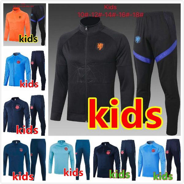 2020 2021 netherlands kids soccer tracksuit zipper jacket set 20/21 ajax tadic promes kids football jacket training suit chandal jogging, Black;yellow
2020 2021 netherlands kids soccer tracksuit zipper jacket set 20/21 ajax tadic promes kids football jacket training suit chandal jogging, Black;yellow