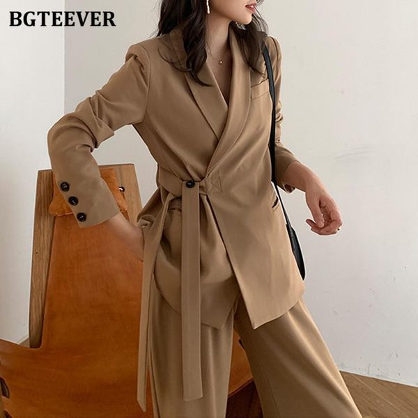 bgteever vintage women 2 pieces blazer set slim waist lace-up suit jackets & wide leg pants spring office wear female pant suits, White
bgteever vintage women 2 pieces blazer set slim waist lace-up suit jackets & wide leg pants spring office wear female pant suits, White