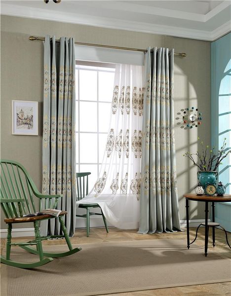 american modern style high-grade linen embroidery fabric embroidered curtains bedroom curtains living room balcony
american modern style high-grade linen embroidery fabric embroidered curtains bedroom curtains living room balcony