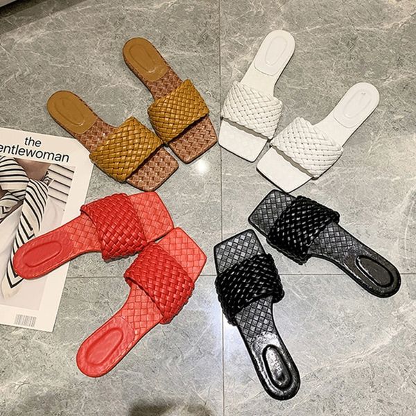 2020 new brand slippers weave leather women sandal open toe flat casual slides summer outdoor beach female flip flops big size #7y7i, Black
2020 new brand slippers weave leather women sandal open toe flat casual slides summer outdoor beach female flip flops big size #7y7i, Black