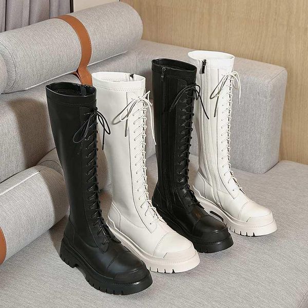 2020 new winter shoes women's riding boots cow leather platform thigh high boots round toe casual shoes knee-high femme, Black
2020 new winter shoes women's riding boots cow leather platform thigh high boots round toe casual shoes knee-high femme, Black