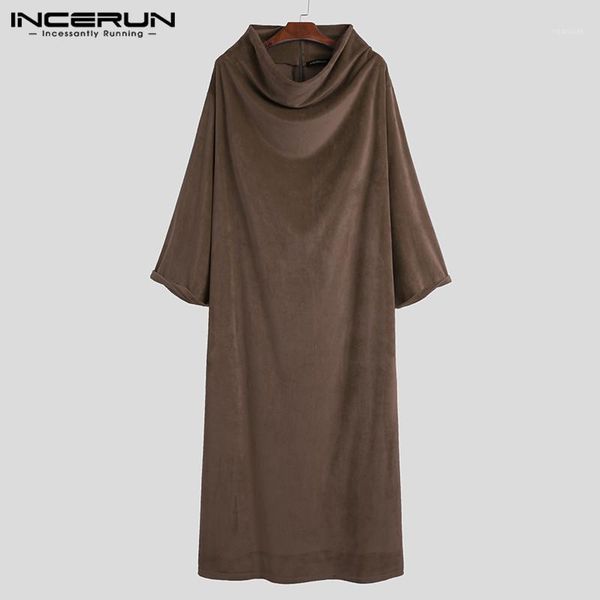 incerun men sleep robes long sleeve turtleneck sleepwear loose solid soft bathrobes man cozy zipper nightgown homewear plus size1, Black;brown
incerun men sleep robes long sleeve turtleneck sleepwear loose solid soft bathrobes man cozy zipper nightgown homewear plus size1, Black;brown