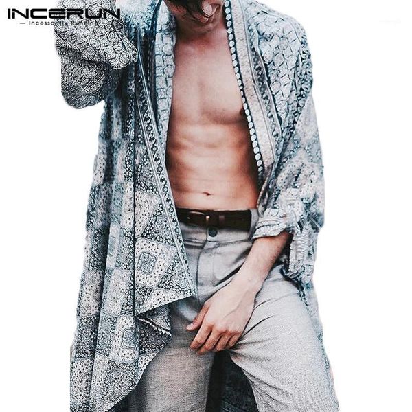 incerun ethnic style print men trench long sleeve coats vintage longline cardigan streetwear casual cloak men jackets 2020 s-5xl1, Tan;black
incerun ethnic style print men trench long sleeve coats vintage longline cardigan streetwear casual cloak men jackets 2020 s-5xl1, Tan;black