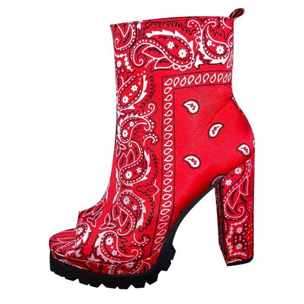 totem printing lady casual boots plus size women ankle boots 2020 autumn winter new fashion zipper mouth square heels boot, Black
totem printing lady casual boots plus size women ankle boots 2020 autumn winter new fashion zipper mouth square heels boot, Black