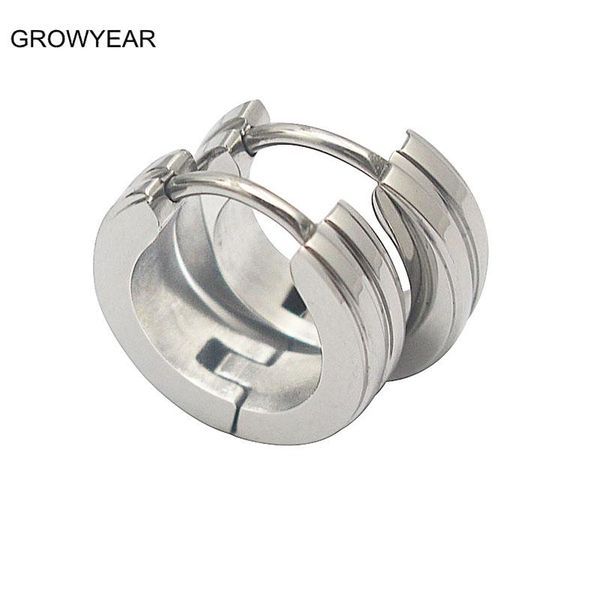 hoop & huggie striped round stainless steel earrings silver color men fashion jewelry wholesale, Golden;silver
hoop & huggie striped round stainless steel earrings silver color men fashion jewelry wholesale, Golden;silver
