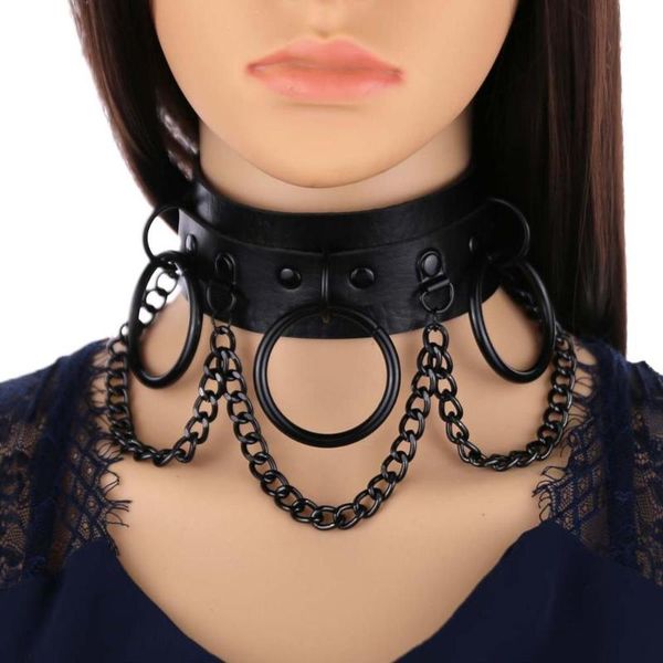 black gothic punk choker гот цепи воротник темно моды кожа чокеры harajuku рок ожерелье ведьмой гранж фестиваль аксессуары, Golden;silver
black gothic punk choker гот цепи воротник темно моды кожа чокеры harajuku рок ожерелье ведьмой гранж фестиваль аксессуары, Golden;silver