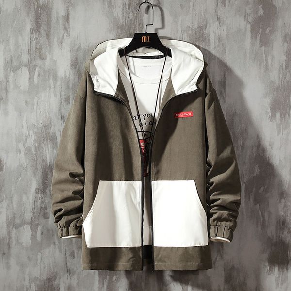 2021 new male spring windbreaker men's patchwork jacket sun protection clothing coats jackets men hooded outwear 12n0, Black;brown 
2021 new male spring windbreaker men's patchwork jacket sun protection clothing coats jackets men hooded outwear 12n0, Black;brown