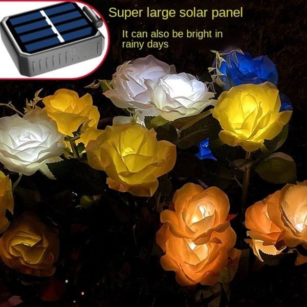 led solar three-head rose lamp outdoor lawn courtyard decoration landscape (the logistics price pls contact us)
led solar three-head rose lamp outdoor lawn courtyard decoration landscape (the logistics price pls contact us)