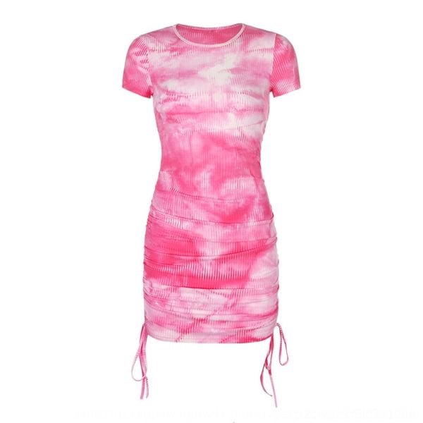 wgqt3 dress summer new t-shirt 2020 fashionable women's tie-dyed drawstring pleated t-shirt short sleeve dress for women dnqdd, Black;gray
wgqt3 dress summer new t-shirt 2020 fashionable women's tie-dyed drawstring pleated t-shirt short sleeve dress for women dnqdd, Black;gray