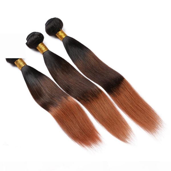 #1b 4 30 medium auburn ombre straight human hair 3 bundle deals dark roots three tone malaysian virgin hair weaves extensions 10-30, Black
#1b 4 30 medium auburn ombre straight human hair 3 bundle deals dark roots three tone malaysian virgin hair weaves extensions 10-30, Black