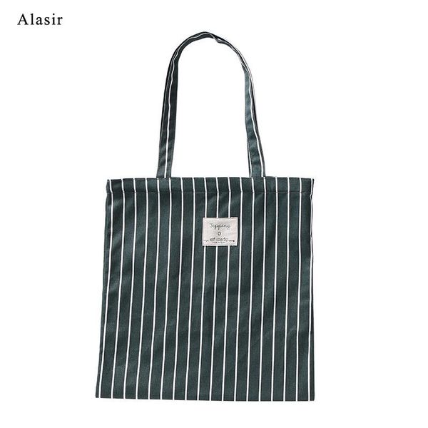 alasir vintage dark green striped women shoulder bags casual tote bags fashion eco canvas designer zip handbags
alasir vintage dark green striped women shoulder bags casual tote bags fashion eco canvas designer zip handbags