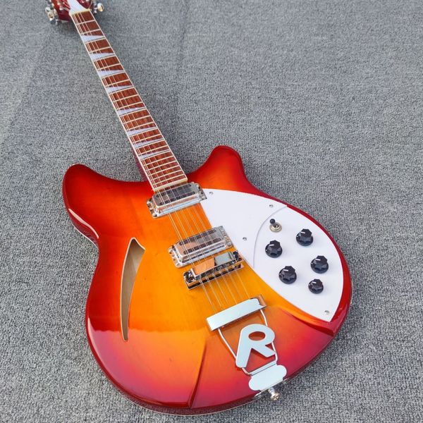 igh quality electric guitar 360 / 12 strings, cherry red r bridge, professional pickup playing instruments, customization,
igh quality electric guitar 360 / 12 strings, cherry red r bridge, professional pickup playing instruments, customization,