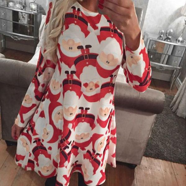 casual dresses fashion christmas multicolor long sleeve o-neck girls mini dress spandex family clothes, Black;gray
casual dresses fashion christmas multicolor long sleeve o-neck girls mini dress spandex family clothes, Black;gray