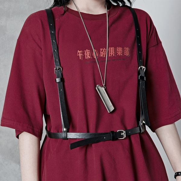 fried chicken returns to xiaoyu's home-made variety of collocations, adjustable punk metal buckle leather belt and binding strap, Black;brown
fried chicken returns to xiaoyu's home-made variety of collocations, adjustable punk metal buckle leather belt and binding strap, Black;brown