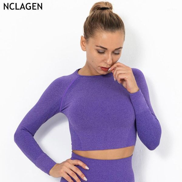 nclagen seamless sport women long sleeve knitting elastic yoga shirt athletic active running fitness gym workout pullover1, White;red
nclagen seamless sport women long sleeve knitting elastic yoga shirt athletic active running fitness gym workout pullover1, White;red