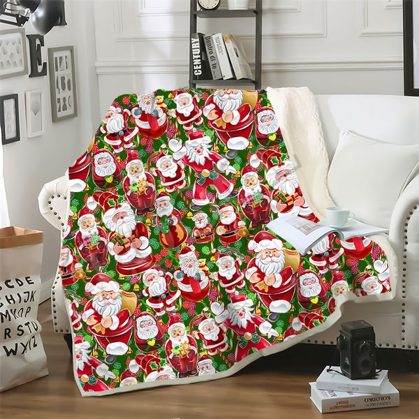 cloocl factory wholesale santa claus blanket 3d print christmas gifts double layer casual sofa youth bedding throw fashion keep warm blanket
cloocl factory wholesale santa claus blanket 3d print christmas gifts double layer casual sofa youth bedding throw fashion keep warm blanket