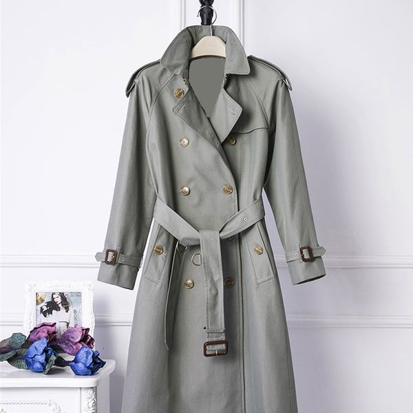 women's trench coats long classic windbreaker waterproof british high-end english style autumn winter gabadian solid color size coat j7, Tan;black
women's trench coats long classic windbreaker waterproof british high-end english style autumn winter gabadian solid color size coat j7, Tan;black
