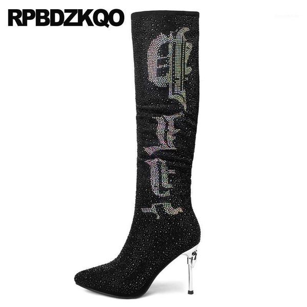 boots rhinestone stiletto metal suede heel crystal diamond big size knee black shoes women pointed toe1
boots rhinestone stiletto metal suede heel crystal diamond big size knee black shoes women pointed toe1