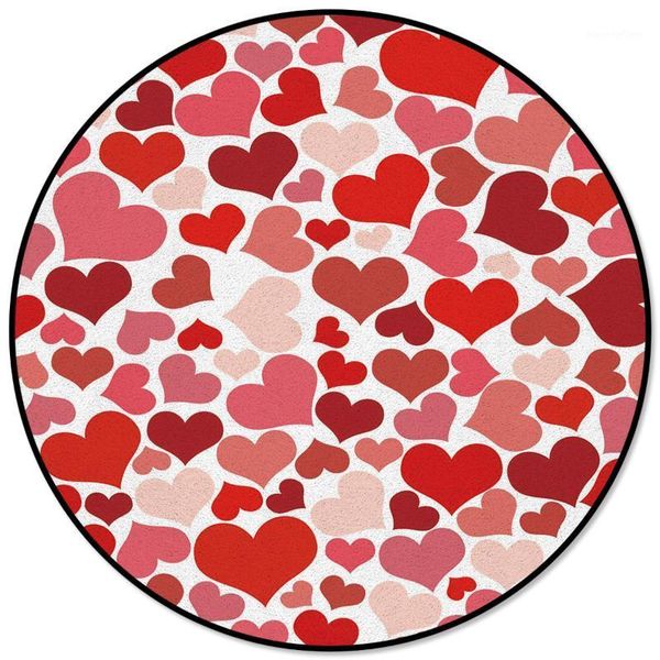 valentine's day red heart love print round carpets for kids room big area rug floor mat for bedroom living room home decor1
valentine's day red heart love print round carpets for kids room big area rug floor mat for bedroom living room home decor1