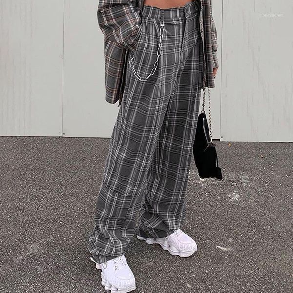 women's pants & capris women's trousers straight cylinder high waist trendy checkered thin suit for female ladies stree style1, Black;white
women's pants & capris women's trousers straight cylinder high waist trendy checkered thin suit for female ladies stree style1, Black;white